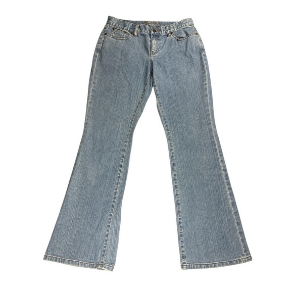 Lauren Jeans Co. By Ralph Lauren Bootcut Jeans Light Wash Mid Rise Size 6 Preppy - Picture 1 of 9